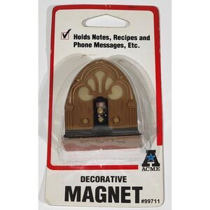 Vintage 1996 ACME Refrigerator Magnet Radio with Moving Dial Plastic No.99711